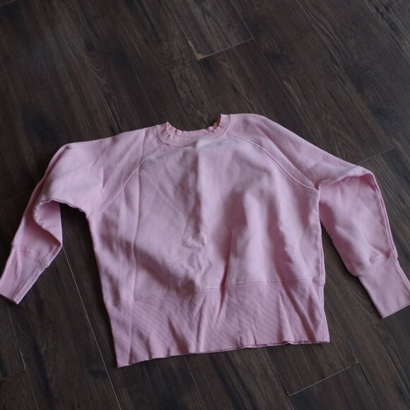 Baby Pink Sweat Shirt Cropped - Picture 2 of 4